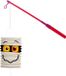 Merkloos Lampionstokje 40 cm - met mummie lampion - wit - H22 cm - Sint Maarten