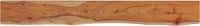 vidaXL Wandschap rechthoekig natuurlijke rand acaciahout 140x20x2,5 cm