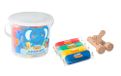 Jovi Babyklei (P371A), rood, groen, blauw en geel, 8 tabletten + 3 stempels