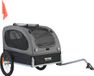 VEVOR Hondenkar, Koolstofstaal + 600D Oxfordstof + PP, Opvouwbaar, 40 kg, Zwart en Grijs