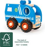 Small Foot Houten Politieauto Blauw