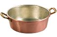 Vigor Pan, vertind koper, 2 handgrepen, zonder deksel, 32 cm