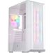 1stPlayer Boîtier Moyen Tour ATX H6 RGB avec panneau vitré (Blanc)