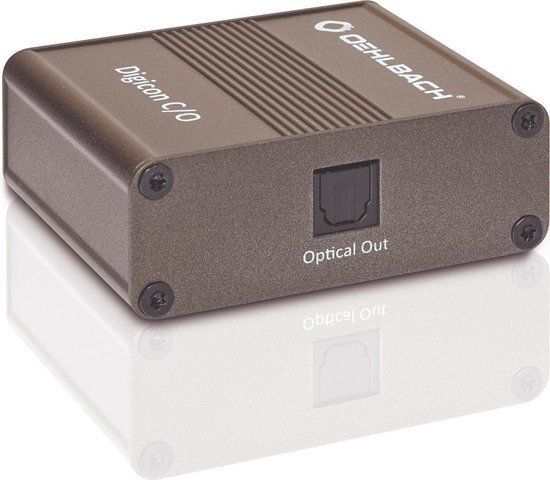 Oehlbach Digicon C/O - Digitaal-elektrische/optische audioconverter - Zwart