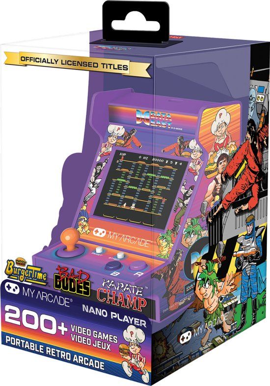 My Arcade Nano Player Data East Hits (208 Games in 1)