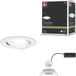 Paulmann LED-inbouwlamp Nova Coin Enkele lamp rond 84 mm 50° 2,8W 505lm 230V 4000K Wit mat