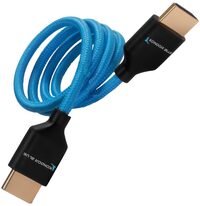 Kondor Blue Kondor Blauw 4K HDMI 2.0 Braided cable 2 feet Blauw
