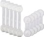 BillyBath Babykastsloten Kinderbeveiliging voor kasten, laden, koelkasten, toiletbrillen met sterke lijm, geen boren nodig, twee vormen, transparant, verpakking van 10