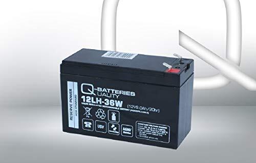 Q-Batteries 12LH-36W 12V 9Ah loodvliesaccu AGM VRLA hoge stroom UPS
