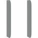 Vidaxl Tissu Gris Clair Tête De Lit