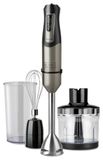Merkloos Icecat Handblender staafmixer - 1200 W - 20 snelheden en turbo - RVS-messen - Hakbeker en garde