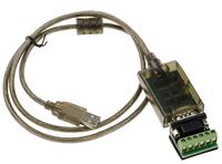 KALEA-INFORMATIQUE USB naar RS-422 RS-485 converter met FTDI FT232 chipset. Draad-op-draad of montage met DB9-stekker