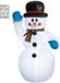 WIDMANN S.R.L. Widmann Opblaasbare Sneeuwpop Kostuum 150cm Wit/Beige