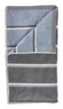 Zone Denmark Sauna Badhanddoek 70 x 140 cm Katoen Blauw, Grijs
