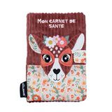 Les DÉGLINGOS Mélimelos la Biiche Beschermhoes voor gezondheidsschrift, zacht knuffeldier, babyspeelgoed, grappig kinderspeelgoed, super zacht, cadeau-idee, gerecyclede vulling, knuffeldier baby