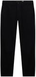 Superdry Tapered Washed Chino Broek Zwart Katoen Mannen