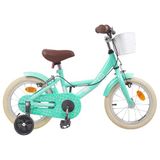 vidaXL Kinderfiets 12 inch Zeegroen