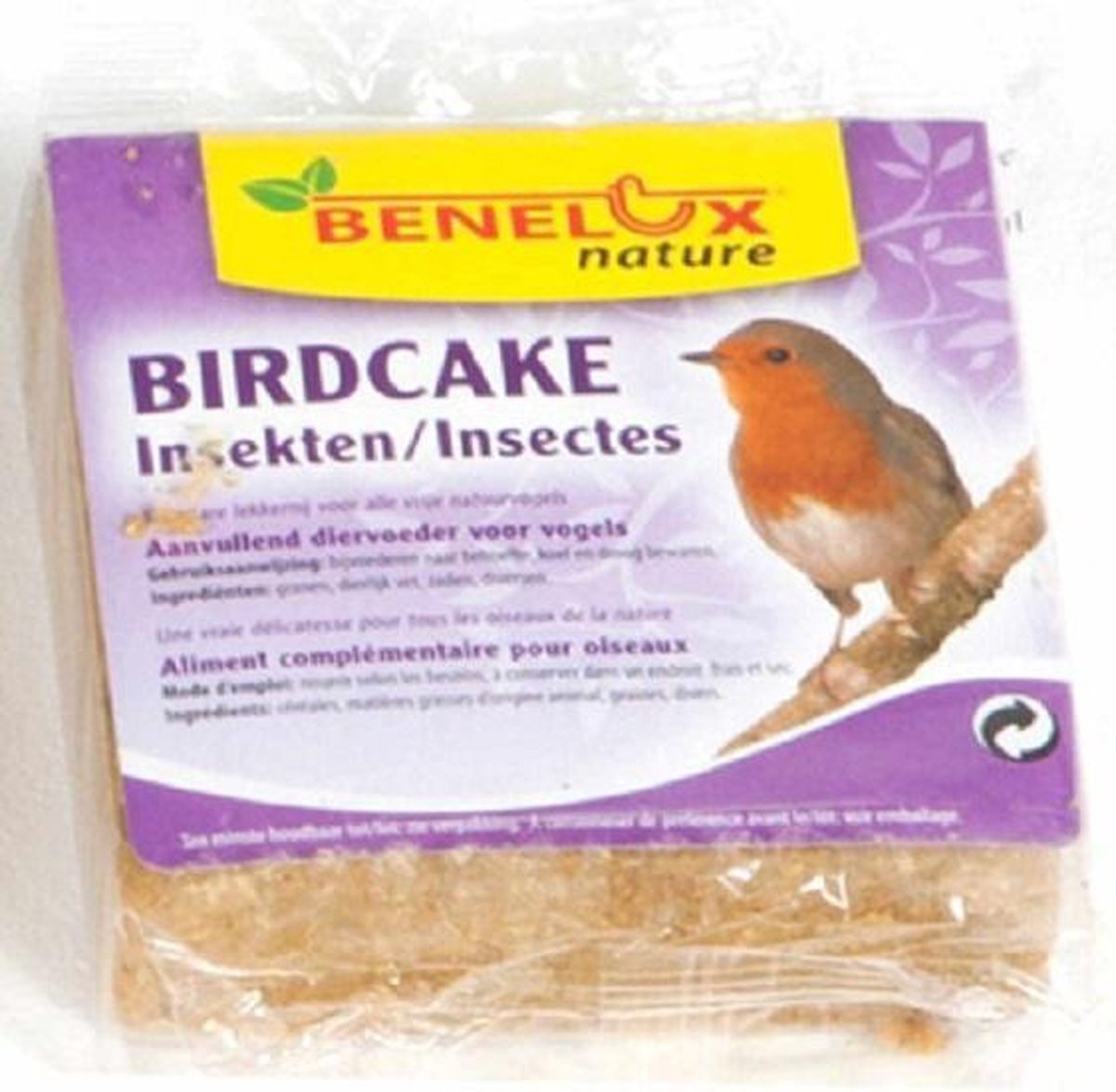 Benelux nature Birdcake-vetblok-insecten-5stuks-vogelvoer-Benelux Nature