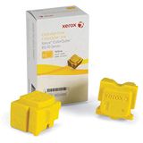 Xerox ColorQube 108R00933 Yellow Standard Capacity Toner Cartridges, 2 x 2,200 Pages, 2 Pack