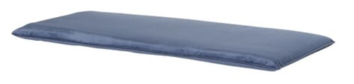 Madison bankkussen Velvet Panama 120 x 48 cm polykatoen blauw