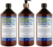 Claudius Cosmetics B.V. Bodylotion Natural Spa 1 Liter - met gouden pomp - set van 3 stuks
