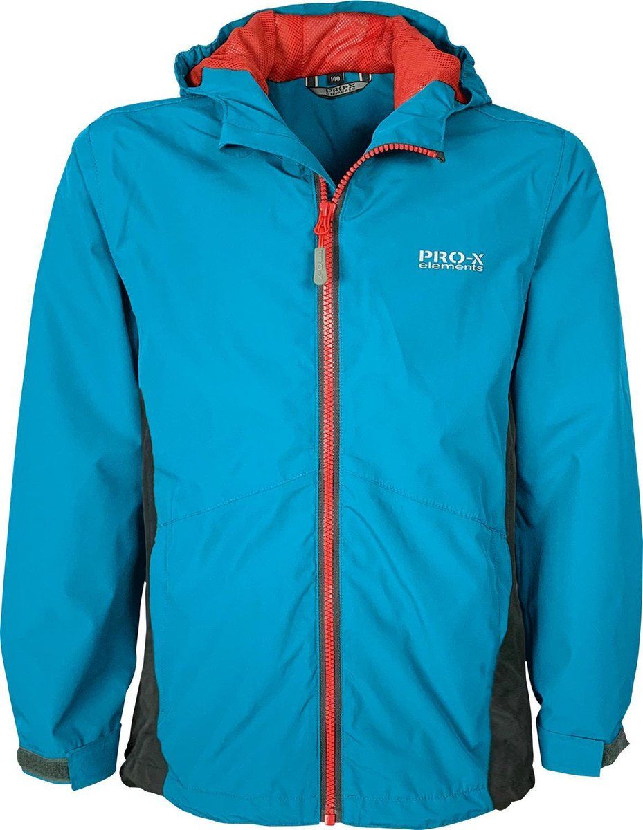 Pro-X Elements Pro-X Elements - PXE lichtgewicht regenjas voor jongens - Olof - Blauw - maat 140cm