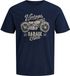 JACK & JONES JREBMARIO SS TEE Garçon T-shirts XL Coton Bleu Marine Automne/Hiver 2026