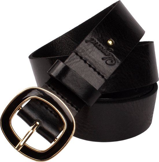 Legend Dames - Leren riem - Zwart - 90cm