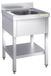 GOLDINOX Évier inox 600x700mm avec 1 bac, modèle PREMIUM