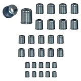 30 x eindkappen voor motorfiets, fiets, 5,5 mm, 6 mm, 7 mm, universeel, motorfiets, doe-het-zelf, 30 stuks