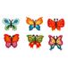 Pracht Creatives Hobby Diamond Painting Stickerset, motief vlinders, knutselset voor het maken van stickers met glittersteentjes, voor kinderen vanaf 5 jaar