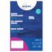 Avery, 75 x 40 mm zijden acetaat bedrukbaar, personaliseerbaar naambadge - wit, L4782-20