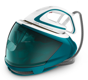 Calor GV9556C0 Stoomstrijkijzer Station - Durilium-zoolplaat - Turkoois/Wit
