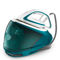 Calor GV9556C0 Stoomstrijkijzer Station - Durilium-zoolplaat - Turkoois/Wit