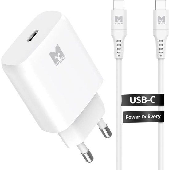 MyTech Fast Charger 30W + USB-C Cable 2M