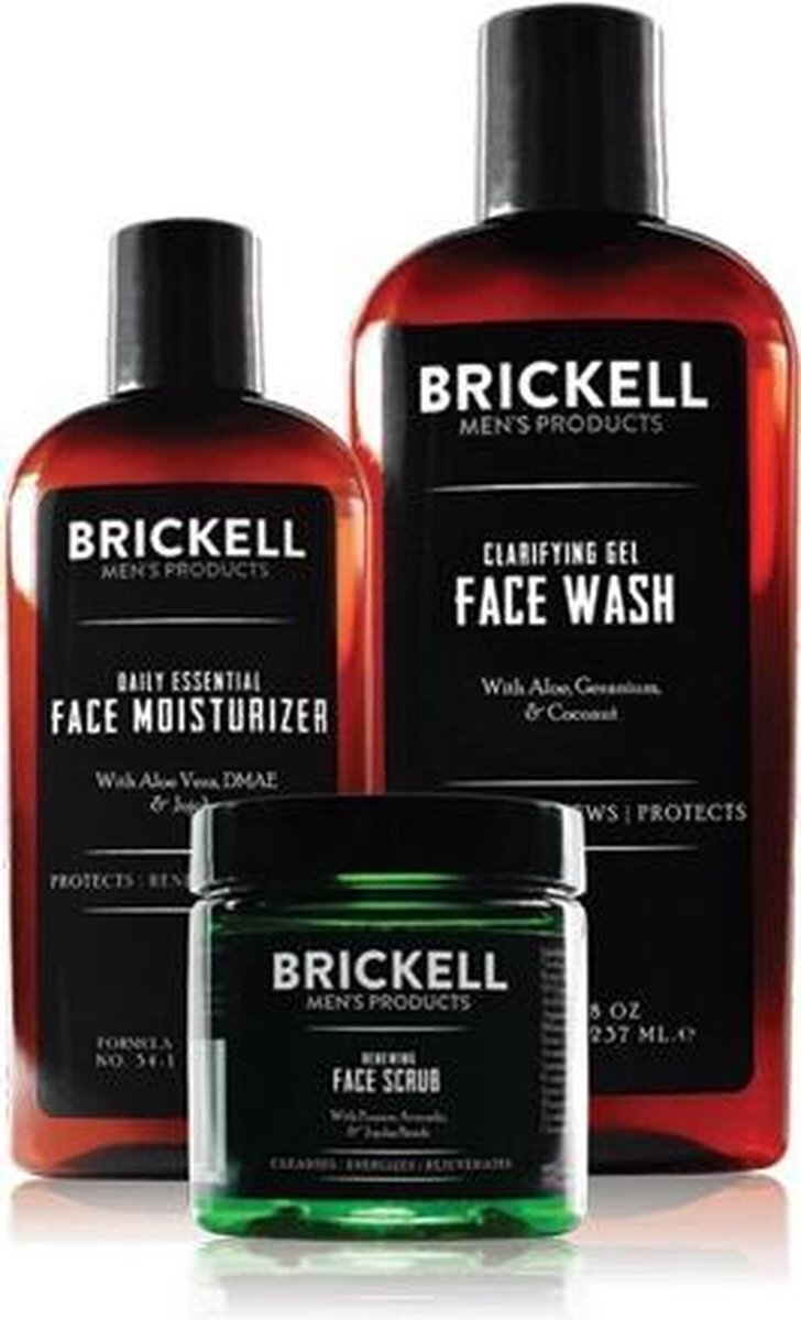 Brickell Men's Daily Advanced Face Care Routine I