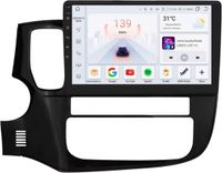 Happiq Autoradio avec Bluetooth et CarPlay pour Mitsubishi Outlander 3 (2012-2018)