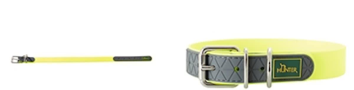 Hunter halsband convenience neon geel 50 cm