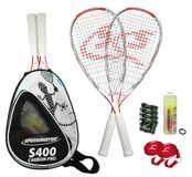 Speedminton Speedminton set S400 2013, zilver/rood/zwart, 400091