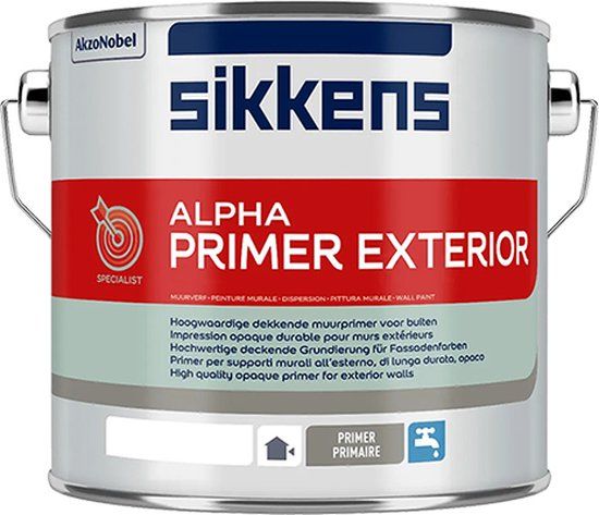 Sikkens Alpha Primer Exterior - 2.5 liter - White