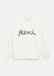 s.Oliver Oversized sweatshirt met applicatie crème katoen lange mouw ronde hals