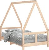 vidaXL Kinderbedframe 80x160 cm Massief Grenenhout