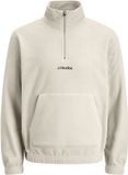 JACK&JONES Heren Trui JJESOHO HALF ZIP FLEECE SN - Maat L - Moonbeam
