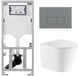 Geberit QeramiQ Dely Toiletset - Diepspoel - Rimless - Glans Wit