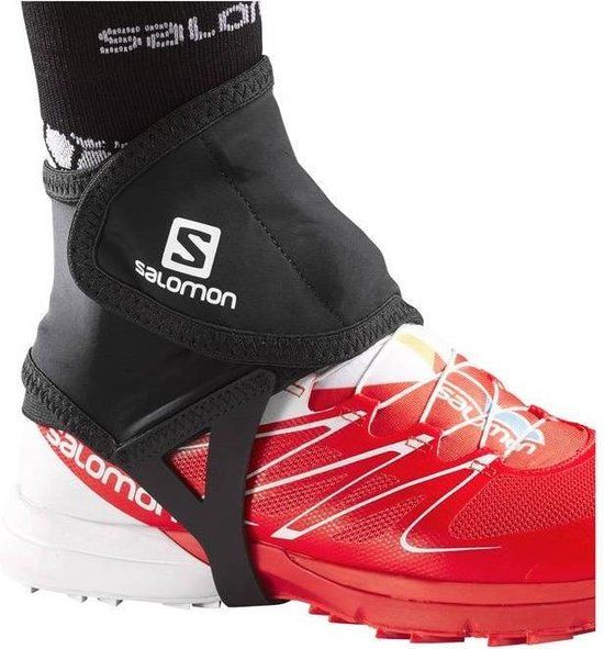 Salomon Trail Gaiters Low Zwart Unisex Polyester 43-47