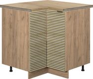 Vicco Fame-Line Hoekonderkasten – 80.5 cm, WB Eik Eiken paneel