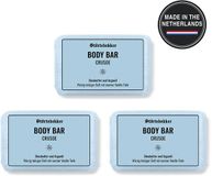 Störtebekker® Body Bar Crusoe (citrus- en vanille-accenten) - Plasticvrije Vaste Zeep & Douchegel Heren - Natuurlijke & Duurzame Lichaamsverzorging - Vegan Bodywash met Sheaboter - 120g