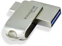 Integral 128GB 360-C Dual USB-C & USB 3.0