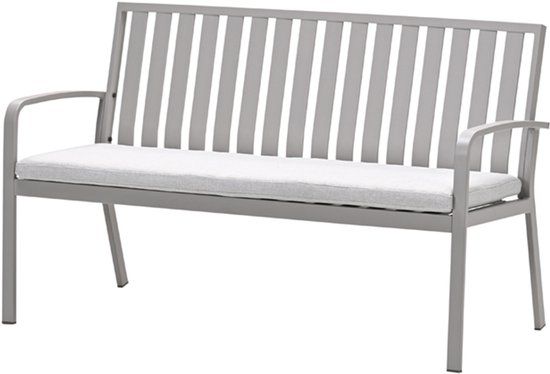 Garden Impressions Bruno parkbank - aluminium - taupe - valley sand