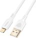 Inkax USB naar Lightning kabel voor iPhone, snelladen, wit